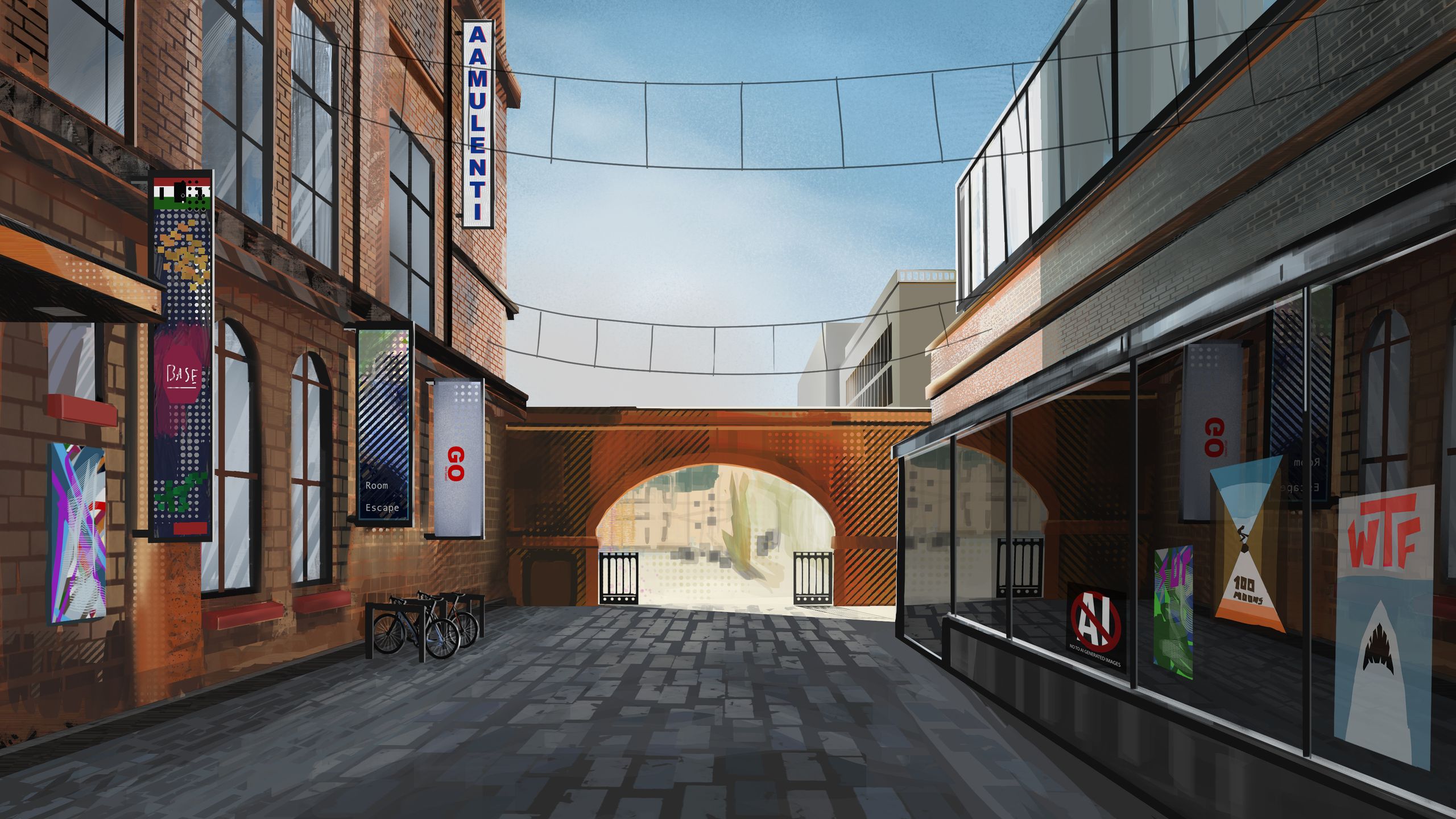 Frame por Frame scene concept, daylight version