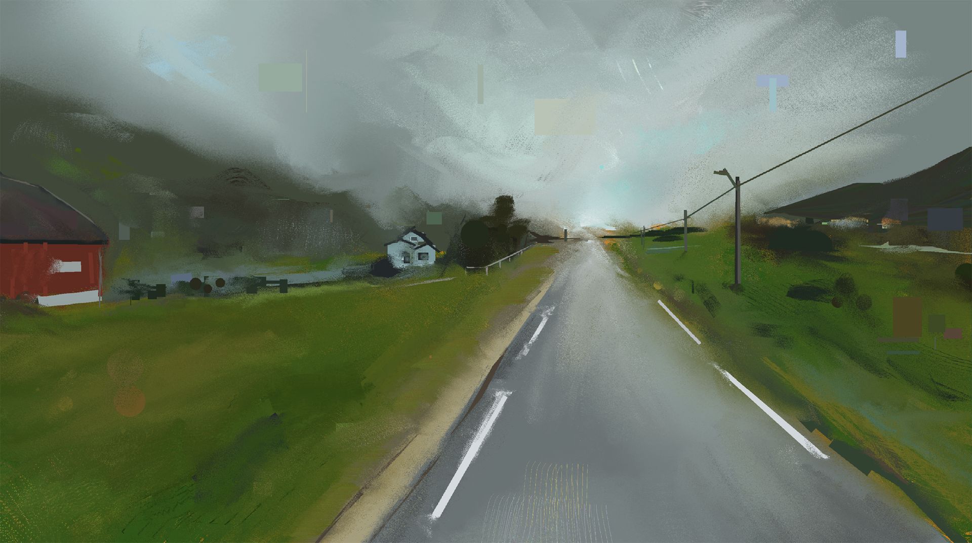 HEAVYJAN challenge day 8 - a landscape study