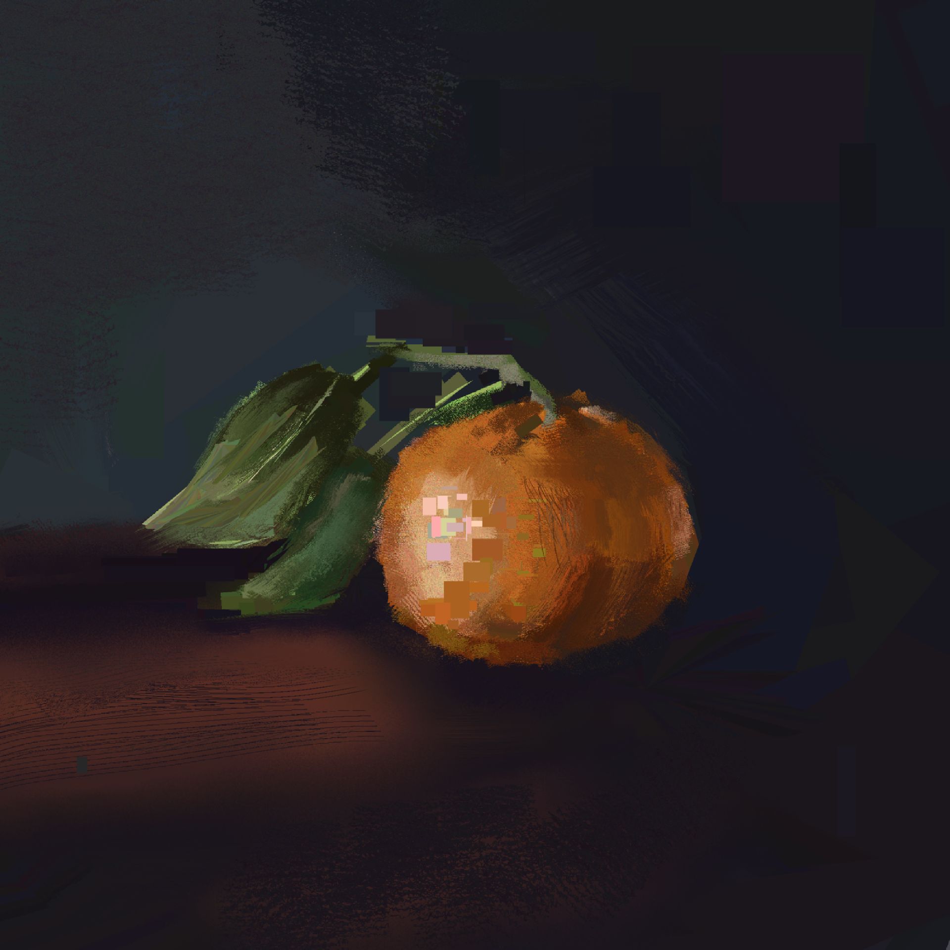 HEAVYJAN challenge day 11 - an orange study