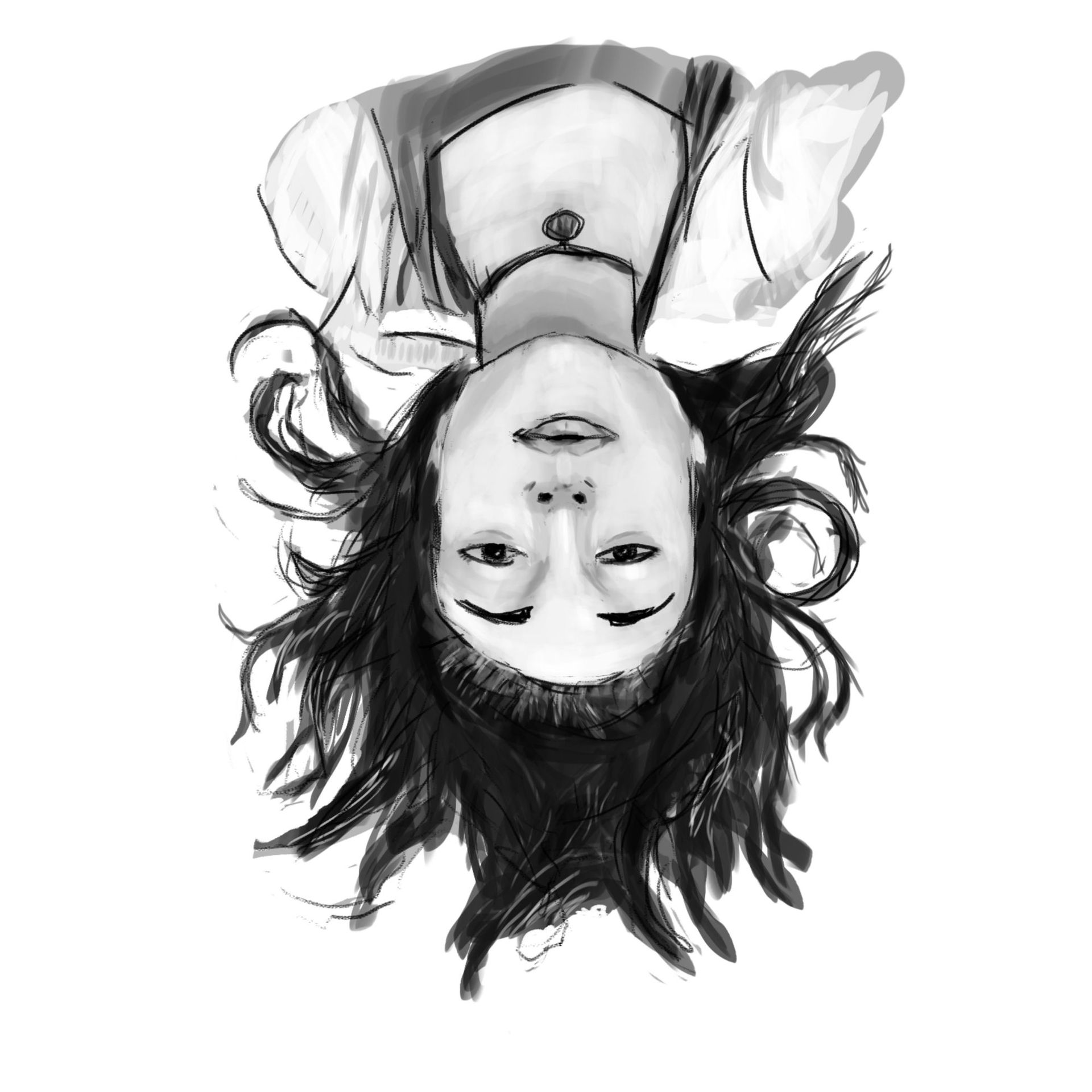 An old portrait study