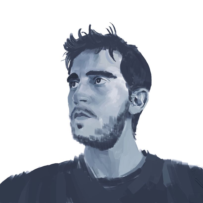 Lucas' portrait painting