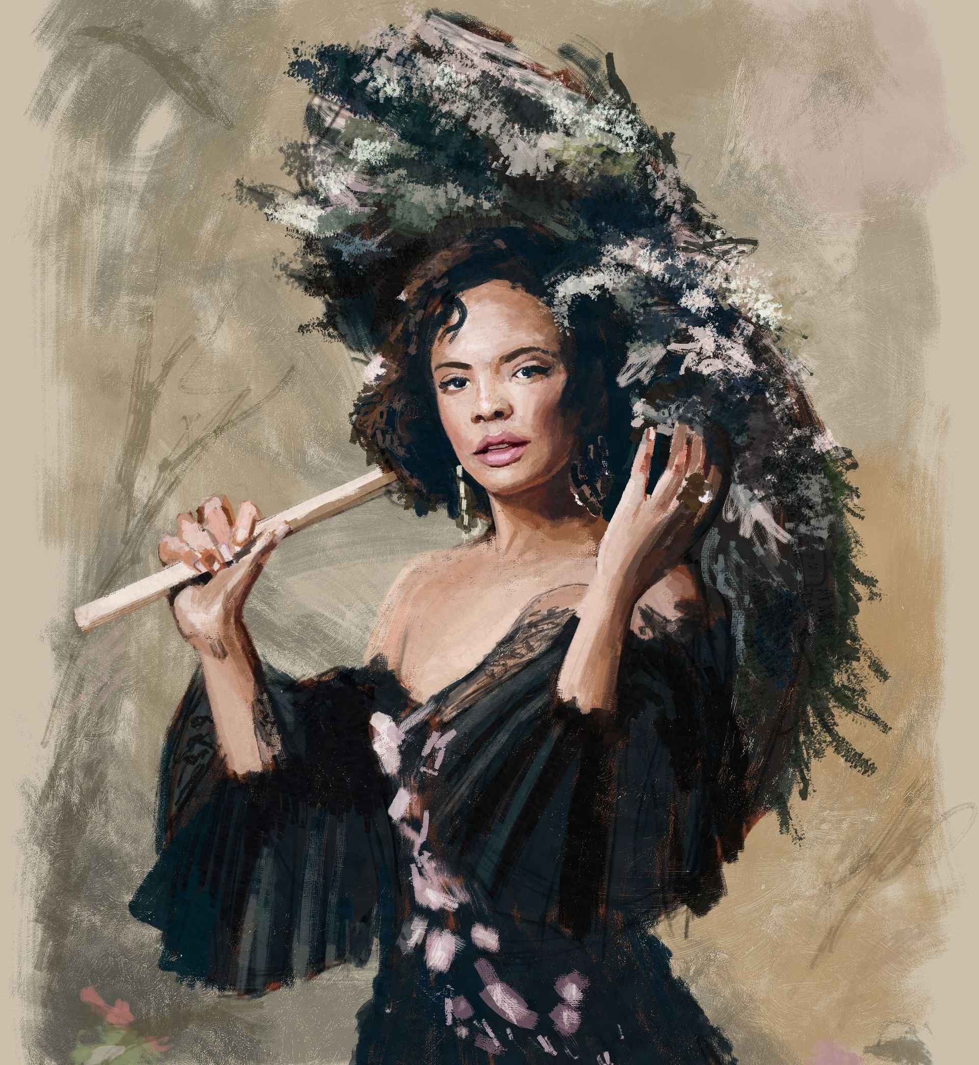 An old Tessa Thompson study